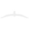 Ekena Millwork Archdale Architectural Grade PVC Gable Bracket, 96"W x 24"H x 2"D x 6"F, 6/12 Pitch GBP096X24X0206ARC00 - alternate 4